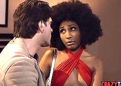 Hot large booty ebony mother I'd like to fuck having coarse sex after stud enjoyed sloppy blow job