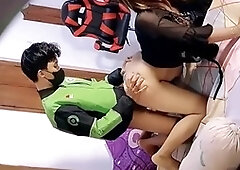 Big black cock gets the ultimate Chinese massage