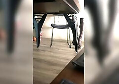 I'm Wanking my Boss's Schlong underneath the table