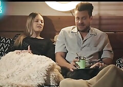 IN COUCH WITH REBECCA VOLPETTI . ITALIAN X STAR!