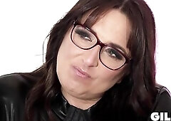 Kneel For Nana! Mature Older Plumper Screws Ebony Guy