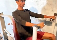 Big dick solo, gay worker