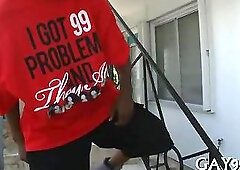 Black & white gay fucking