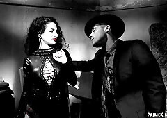 Three hookers seduce and fuck man