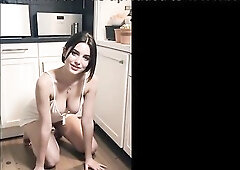 Trailer: POV: Caught My Hawt Aunt Masturbating In The Kitchen At Night - AI Generated