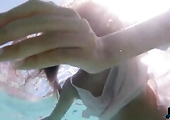 Russian mother I'd like to fuck cutie Katya Clover in a shoot with Playboy at the beach and some astonishing underwater shots of her flawless vod