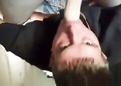 UK truck driver sucks local straight lad 2