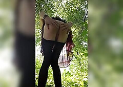 My nice-looking butt in nature