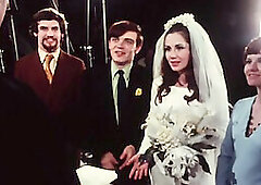 Bride sucks groomsmen at wedding