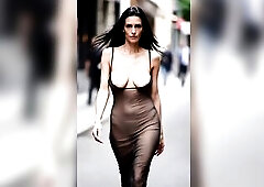 Older Sweethearts Nipp Slide – Massive Saggy Breasts Jiggling NO BRASSIERE Part 5 [AI generated]