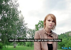 18yo Pretty Redhead Fucked In a Tunnel Outdoors - Martin Gun