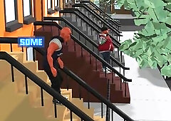 3d Black Guy Fucking A Redhead Stripper