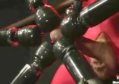 His Cock In A Sex Machine