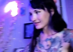 Curly Blonde Teen Records Solo Dildo Masturbation More at