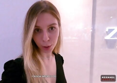 Unlucky Shoplifter Fucked In Mall Toilet - Real Public - Risky Sex - Pov