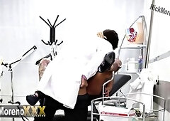 Tattooed Milf Takes Gynecologists Cock in Clinic, Swallows Cum