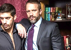 Wild, wild anal fucking with Dirk Caber and Ty Roderick