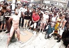 Public Humiliation For A Gay Slave-boy