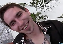 Tattoo daddy casting with facial