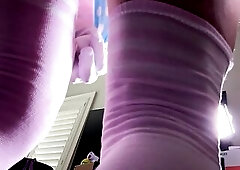POV: BLOND FEMBOY PANTY DROP IN SLOW MO