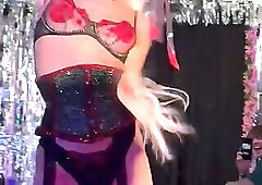 Gorgeous Drag Queen Showing Off