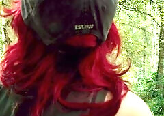 Lesbo Domination in the Forest: Lezdom, Slavery and Cunt Eating with Mushroom Sofi