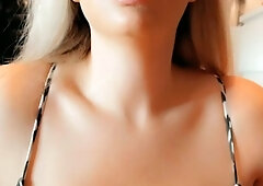 Amateur blond girl with big boobs getting fucked
