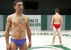 Dj and Sebastian Keys go head-to-head in a wild BDSM wrestling match