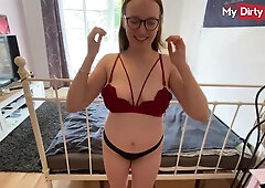 MyDirtyHobby - Hot Ginger Leni_Lizz Gets Fingered To Orgasm For The First Time By Her Neighbor - Free Porn Video