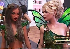 College visual novel gameplay with hot roleplay and big booties