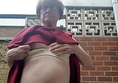 Average body, underwear, unexperienced
