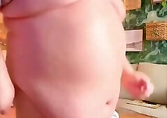 Fat Man Nude Dance