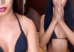 Horny Shemale Couple Pleasures Ass and Cock