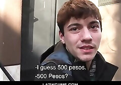 Amateur Latino Twink Boy Paid Cash Fuck Stranger POV