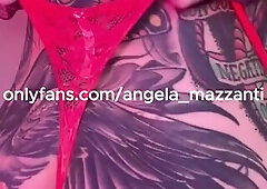 Hot Large Breasts Mesh Bodysuit Try On