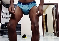 Gay handjob, big butt, hj