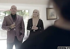 PURE TABOO Rich Philanthropist Takes In Homeless Teen Who Discovers His BDSM Sex Dungeon FULL SCENE