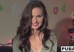 Lily tells us her lustful Christmas craves previous to pleasuring herself in one as well as the other holes