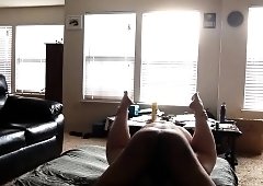 Fat amateur wife gets pumped full of dark meat on hidden cam