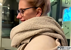 Jessy Jey And Little Caprice In Povdreams - German Hot Blonde Tourist Get Pickt Up From The Prague Streets And Fucked