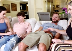 Frisky MYLFs Kenzie Taylor and Olive Glass swapped their stepsons