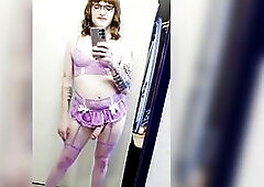 Hawt Tgirl Cums Riding Biggest Sex toy - TS Chloe Cox