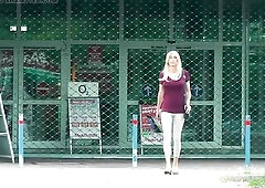 Transgender Sanfy goes outside