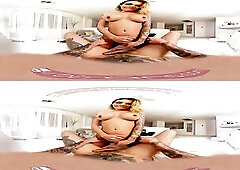 TS VR Porn - Hawt transsexual TS Foxxy gets banged in her taut booty and Oral-sex