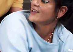 Gets Fucked By Doggystyle With Johnny Love, Miss Raquel And Violet Gems