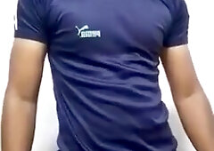 Masculine milking offf his humungous cock 22cm