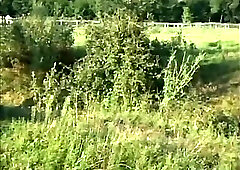 【Vintage】Muscle Cowboys in Outdoors Threesome