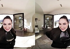 Curvy Domino Playgirl In Latex Bella Blu Wishes To Celebrate Anniversary In S&M Style