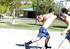 ShowerBait Basketball Athletes Fuck In The Shower