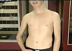 Twink Audition for Producer Jerks Cumshot